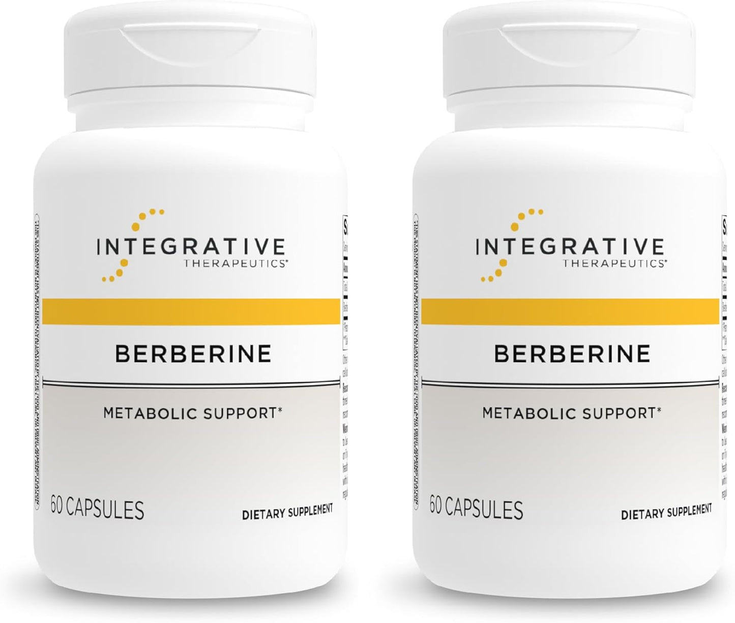 Integrative Therapeutics Berberine - Supports Metabolic Health & Cellular Energy Metabolism - Practitioner-Trusted Quality - Dairy-Free & Gluten-Free - 60 Capsules (60 Servings)