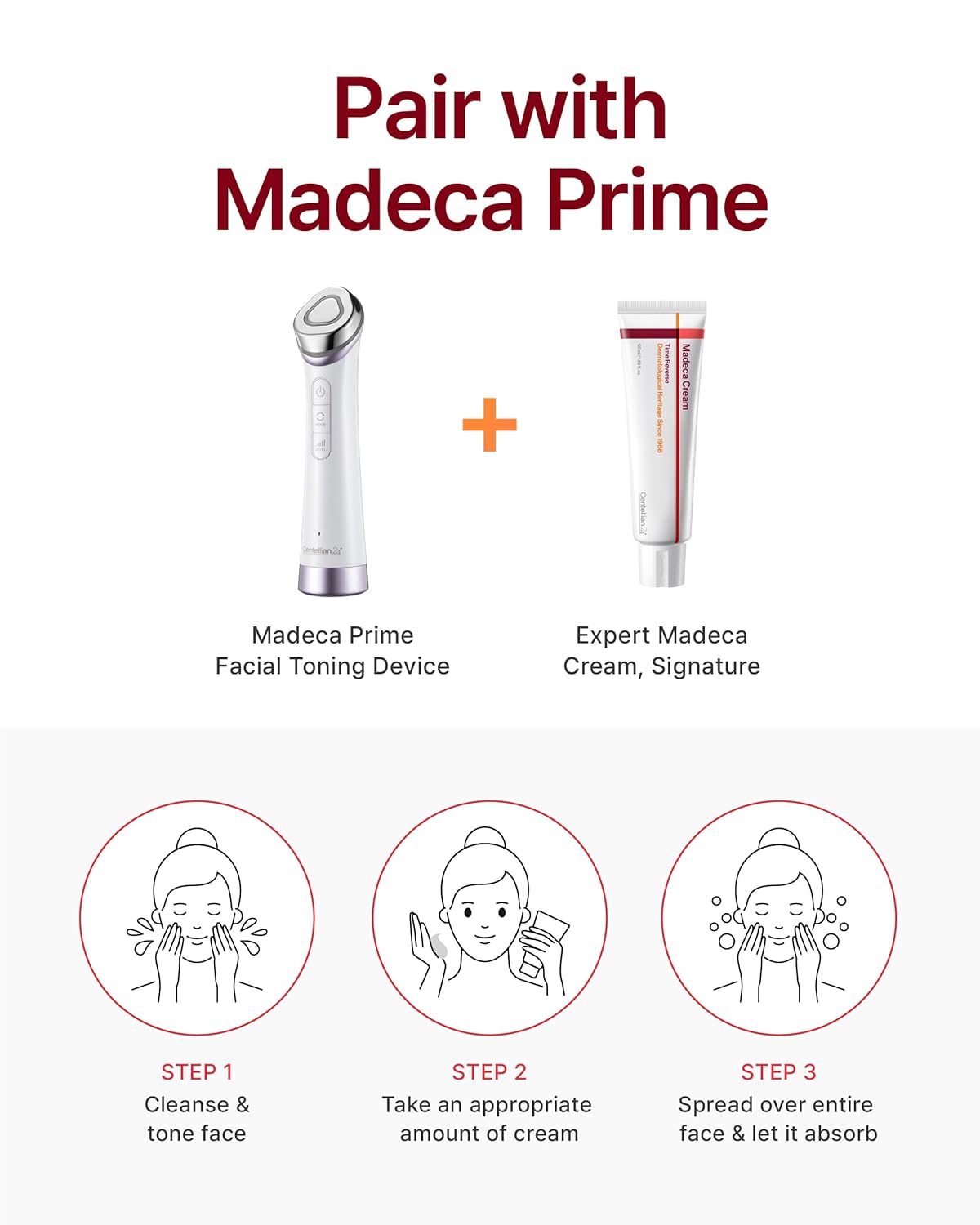 CENTELLIAN 24 Madeca Cream Time Reverse (1.69fl oz) - Advanced Fast-Absorbing & Nourishing, Hydrates, Firms & Reduces Wrinkles, Low Irritation, Korean Skin Care Centella Asiatica, Collagen