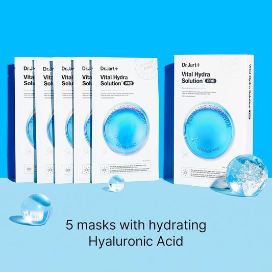 Dr.Jart+ Dermask Vital Hydra Solution Korean Face Mask with Hyaluronic Acid
