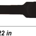 4 PCS Black Extended Silicone Bands Anti-Tightening Strap for Masks