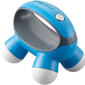 HoMedics Quatro Mini Hand-Held Vibration Massager with 4 Nodes, Battery-Operated