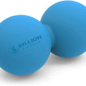 5BILLION FITNESS Double Lacrosse Massage Ball for Physical Therapy and Myofascial Release