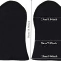 Homelex 2 Pieces Full Face Mask, Unisex BW 2nd Skin Spandex Halloween Hood
