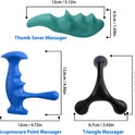 Abnaok Manual Trigger Point Massage Tool and Thumb Saver for Deep Tissue Massage