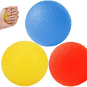 3 Resistance Hand Therapy Balls, Stress Relief Squeeze Balls for Physical Therapy