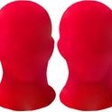 Homelex 2 Pieces Full Face Mask, Unisex BW 2nd Skin Spandex Halloween Hood