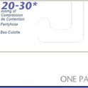 Truform 20-30 mmHg Compression Stockings, Thigh High, Beige, Large, Unisex