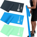 A AZURELIFE Resistance Bands - Latex-Free Exercise Bands for Strength Training, Yoga, Rehab