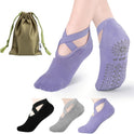 BKP Yoga Socks for Women - Non Slip Grip Socks for Ballet, Pilates