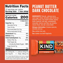 KIND Nut Bars, Peanut Butter Dark Chocolate, Healthy Snacks, Gluten Free, 8g Protein, 12 Count
