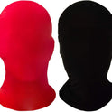 Homelex 2 Pieces Full Face Mask, Unisex BW 2nd Skin Spandex Halloween Hood