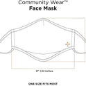 Tommie Copper Community Wear Face Masks Double Lined Copper Infused