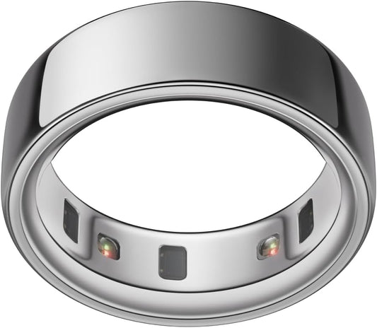 Oura Ring 4 Silver Size 9 Sleep Activity Tracker with AI Advisor