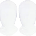 Homelex 2 Pieces Full Face Mask, Unisex BW 2nd Skin Spandex Halloween Hood