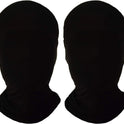 Homelex 2 Pieces Full Face Mask, Unisex BW 2nd Skin Spandex Halloween Hood