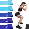 Resistance Bands Set with 5 Levels, Multi-Colored for Fitness