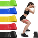 Resistance Bands Set with 5 Levels, Multi-Colored for Fitness