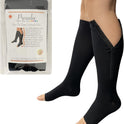 Presadee 15-20 mmHg Moderate Compression Open Toe Zipper Sock