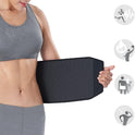 Bracoo Waist Trimmer Sweat Belt for Women & Men, Adjustable Stomach Wrap