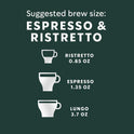 Starbucks by Nespresso Original Line Dark Roast Espresso, 50-count Espresso Pods