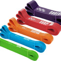 SUNPOW Pull Up Assistance Bands, Set of 5 Heavy Duty Resistance Bands