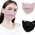 2Pcs UV Face Mask, Sun Masks for Women, Cooling Breathable Face Cover
