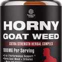 Horny Goat Weed for Men - Extra Strength Male Supplement with Black Maca Root, Tongkat Ali, Saw Palmetto & Panax Ginseng Extract for Stamina & Energy - 60 Count