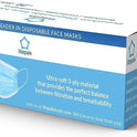 Litepak 2000pcs 3-Ply Black Disposable Face Masks Adult Size