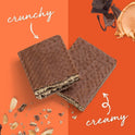 Power Crunch Protein Wafer Bars, High Protein Snacks with Delicious Taste, Peanut Butter Fudge, 1.4 Ounce (12 Count)