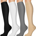 Aoliks Compression Socks for Women and Men, 4 Pairs, Gradient Compression