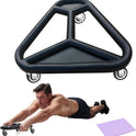 HOTWAVE Extra-Wide Ab Roller Wheel for Core Workout - Stable & Quiet Fitness Equipment