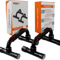 Push Up Bars for Strength Training - Ergonomic Pushup Stands with Anti-Slip Design