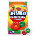 LIFE SAVERS Hard Candy Bag 5 Flavors, Hard Candy Individually Wrapped for Goodie Bags, Road Trips, Treats, Offices, Celebrations, 50-Ounce Party Size