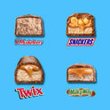 SNICKERS, TWIX, MILKY WAY and 3 MUSKETEERS Winter Sports Individually Wrapped Chocolate Candy Bars Variety Pack, Sharing Size, 8.31 Oz Bulk Bag