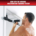 Iron Gym Pull-Up Bar - Total Upper Body Workout, Adjustable Width, Portable Doorframe Chin-Up Bar