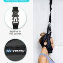 comness cervical neck traction device over door for home use portable neck stretcher