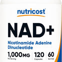 Nutricost NAD+ Supplement 1,000mg per Serving,120 Capsules (Nicotinamide Adenine Dinucleotide) - 60 Servings, Gluten-Free, Vegan