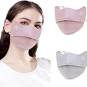 2Pcs UV Face Mask, Sun Masks for Women, Cooling Breathable Face Cover