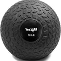 Yes4All Weighted Slam Balls - Durable PVC Sand-Filled Workout Balls 10-40 lbs