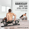 KAKICLAY Upgrade Multi-Grip Pull Up Bar with Smart Hooks