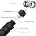 Tangle-Free Adjustable Steel Jump Rope with Ball Bearings