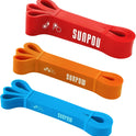 SUNPOW Pull Up Assistance Bands, Set of 5 Heavy Duty Resistance Bands