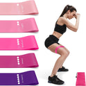 Resistance Bands Set with 5 Levels, Multi-Colored for Fitness