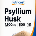 Nutricost Psyllium Husk 1500mg Per Serving, 500 Capsules - Non-GMO & Gluten Free