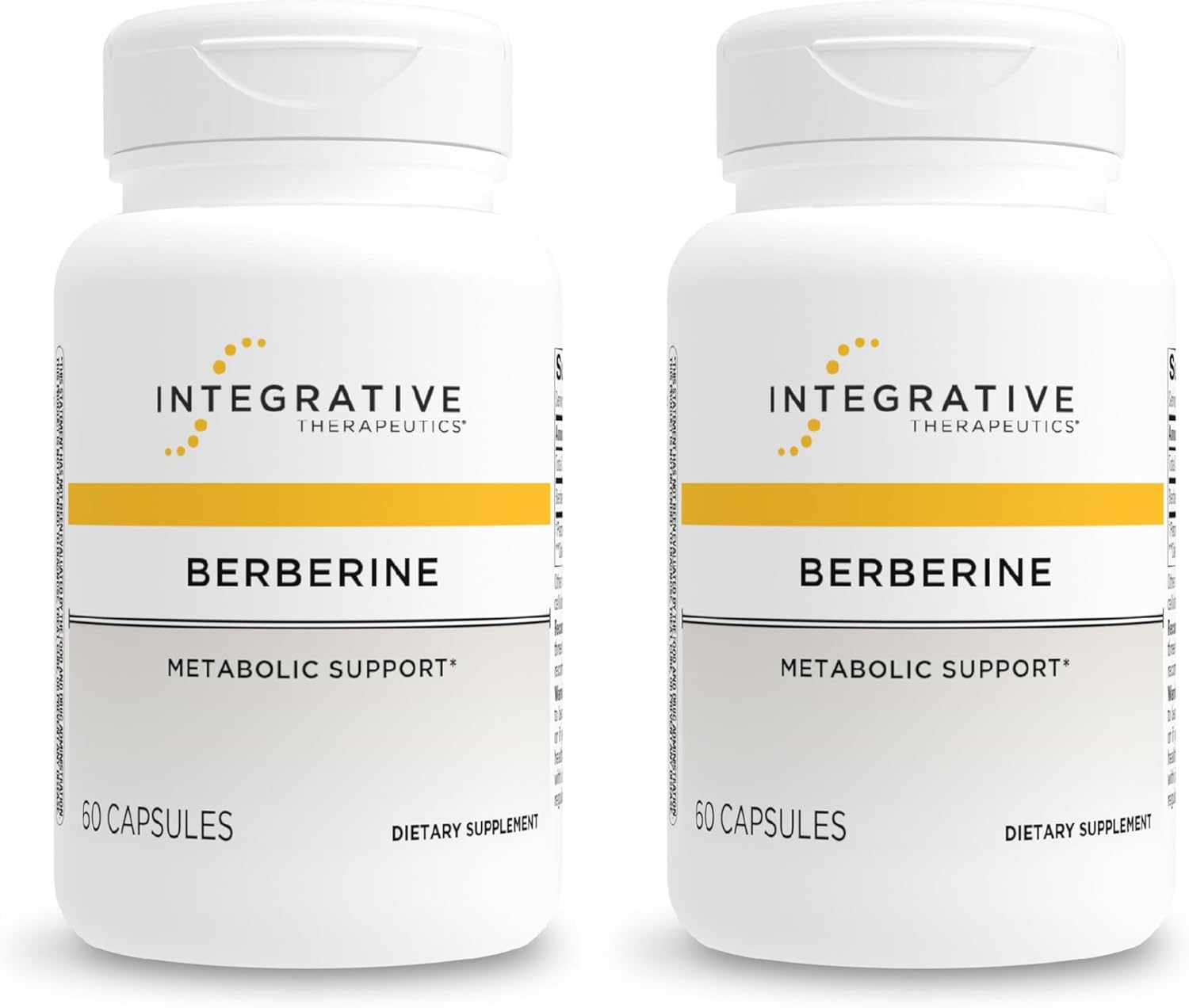 Integrative Therapeutics Berberine - Supports Metabolic Health & Cellular Energy Metabolism - Practitioner-Trusted Quality - Dairy-Free & Gluten-Free - 60 Capsules (60 Servings)