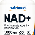 Nutricost NAD+ Supplement 1,000mg per Serving,120 Capsules (Nicotinamide Adenine Dinucleotide) - 60 Servings, Gluten-Free, Vegan