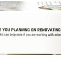 Asbestos Test Kit with Return Ground Shipping and 5 Day Analysis