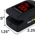 Zacurate Pro Series 500DL Fingertip Pulse Oximeter Blood Oxygen Monitor Royal Black