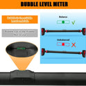 Adjustable Pull Up Bar for Doorway - 440lb Capacity, No Screws, Level Meter