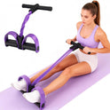6-Tube Elastic Yoga Resistance Bands, Latex Tension Rope for Stretching & Toning